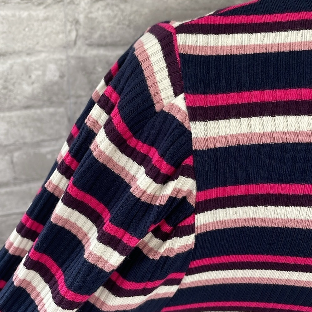 Lane Bryant Ribbed Striped Top - Picture 4 of 6